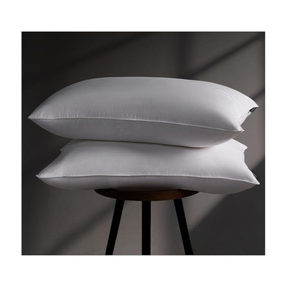 Duck Feather Pillows Pack of 1 and 2 Hotel Quality, Washable, Medium/Soft Support