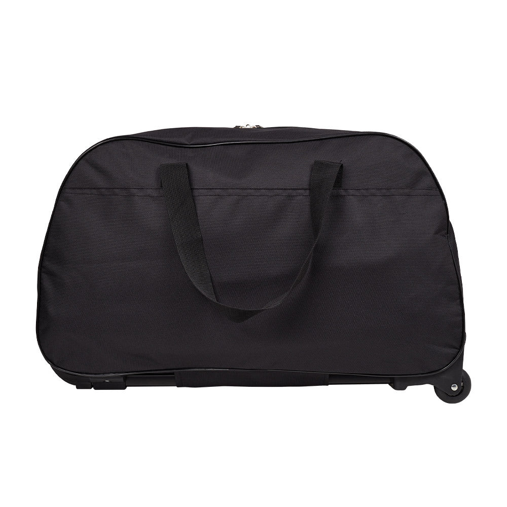 Large Capacity Rolling Travel Bag with Wheels, Lightweight Foldable Luggage Duffel for Weekend Getaways, Business Trips, and Airport Travel, Spacious Carry - on Tote for Packing Essentials