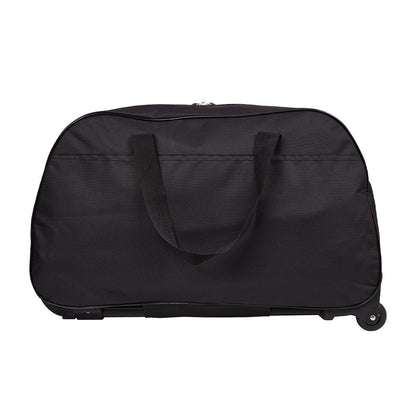 Large Capacity Rolling Travel Bag with Wheels, Lightweight Foldable Luggage Duffel for Weekend Getaways, Business Trips, and Airport Travel, Spacious Carry - on Tote for Packing Essentials