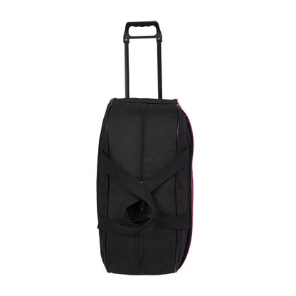 Large Capacity Rolling Travel Bag with Wheels, Lightweight Foldable Luggage Duffel for Weekend Getaways, Business Trips, and Airport Travel, Spacious Carry - on Tote for Packing Essentials