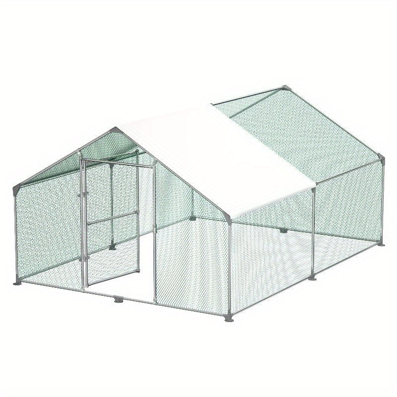 Outdoor Chicken Shed, Small Animal Cage, Outdoor Fence, Locked Chicken Coop, Covered Poultry Cage (3X2M/3X4M/3X6M/3X8M)