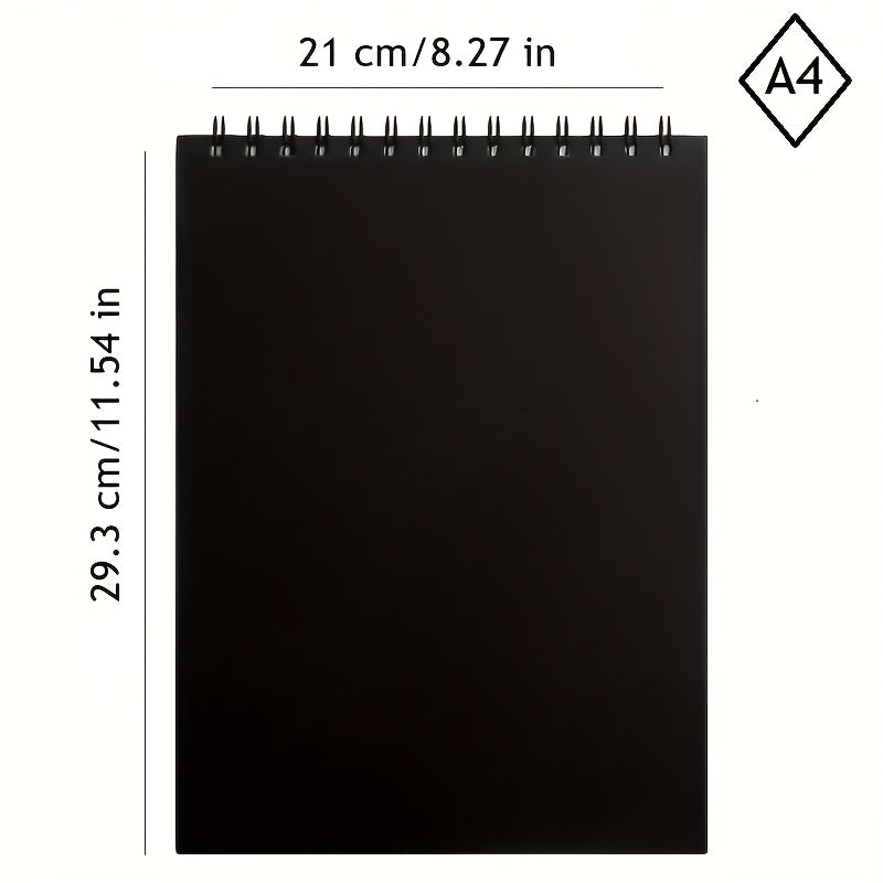 4pcs Acid Free Sketch Book Set - Artist Drawing Book Paper - 120 Sheets Spiral Bound Art Sketchbook, Art Supplies For Beginner, Craft Activities, For Drawing Coloring Sketching - A4/A6