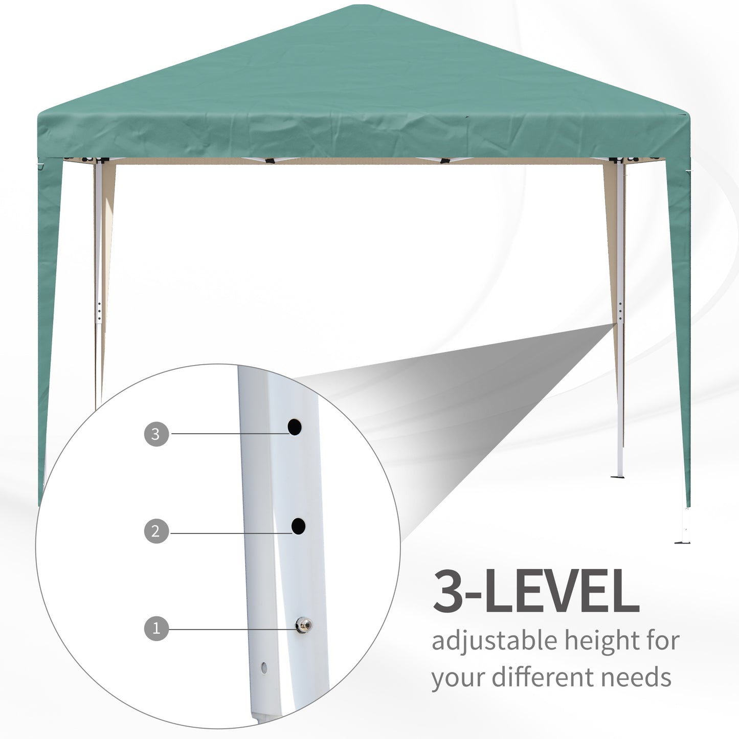 3 x 3 Meters Outdoor Garden Heavy Duty Pop Up Gazebo Marquee Party Tent Wedding Canopy + Carrying Case