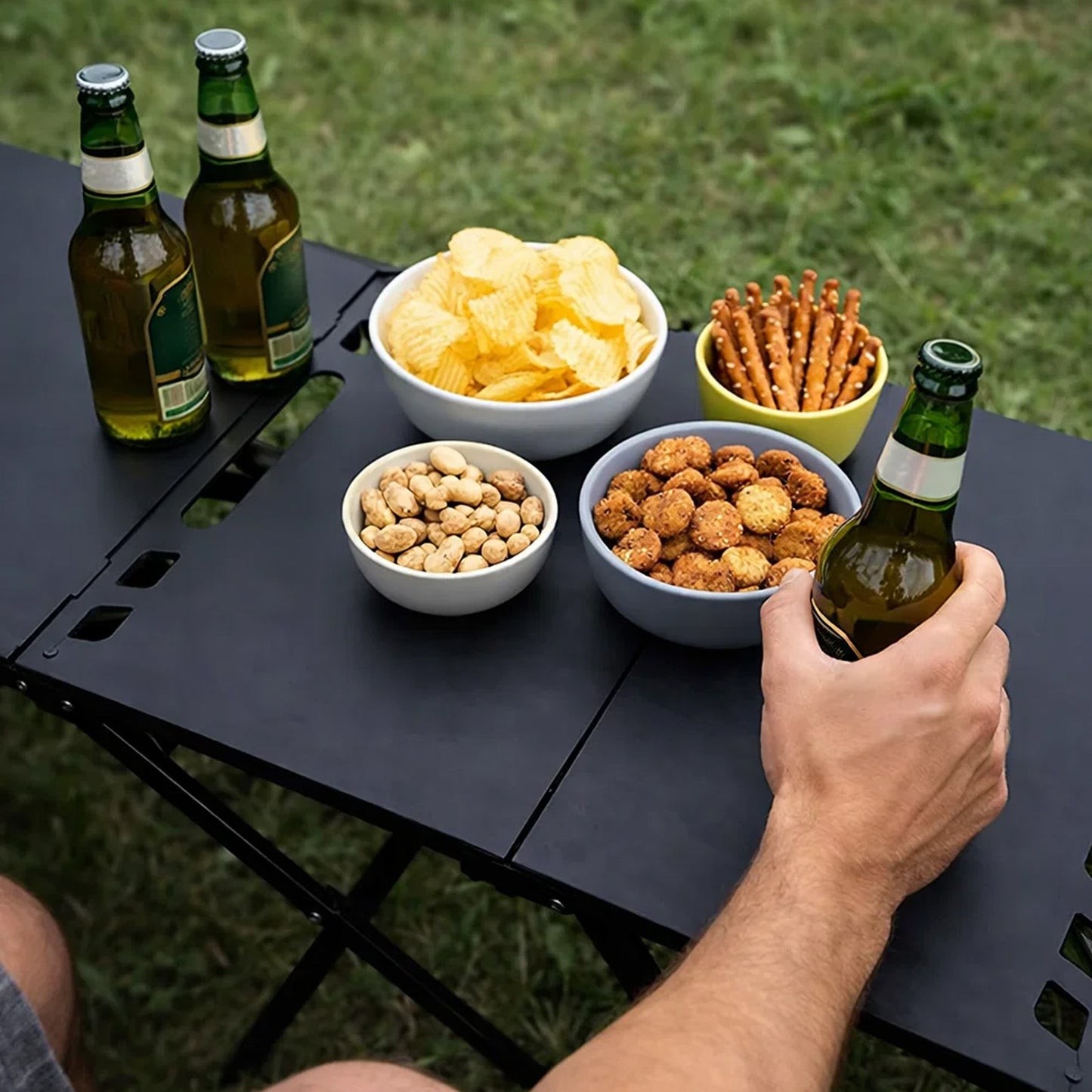 Sports And Outdoor Gear, Camping Tables, Lightweight Portable Folding Tables, Multifunctional Barbecue Tables