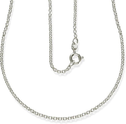 Solid 925 Sterling Silver 2mm Wide Belcher