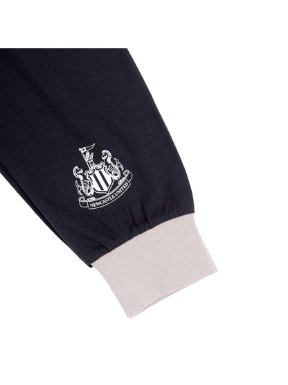 Newcastle United F.C. Long Sleeved Pyjama Set, Black, Stocking filler xmas gift