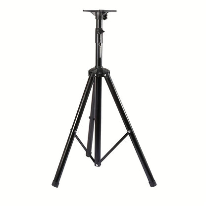 1x Heavy-Duty Foldable PA Speaker Stand Tripod with Adjustable Height 90-180cm (35-70.9"), 50kg/110lbs Capacity, 35mm Pole Mount - Sturdy Metal-Like Iron, Non-Slip Base for DJ/Live Sound Equipment, Studio Monitors & Stage Speakers