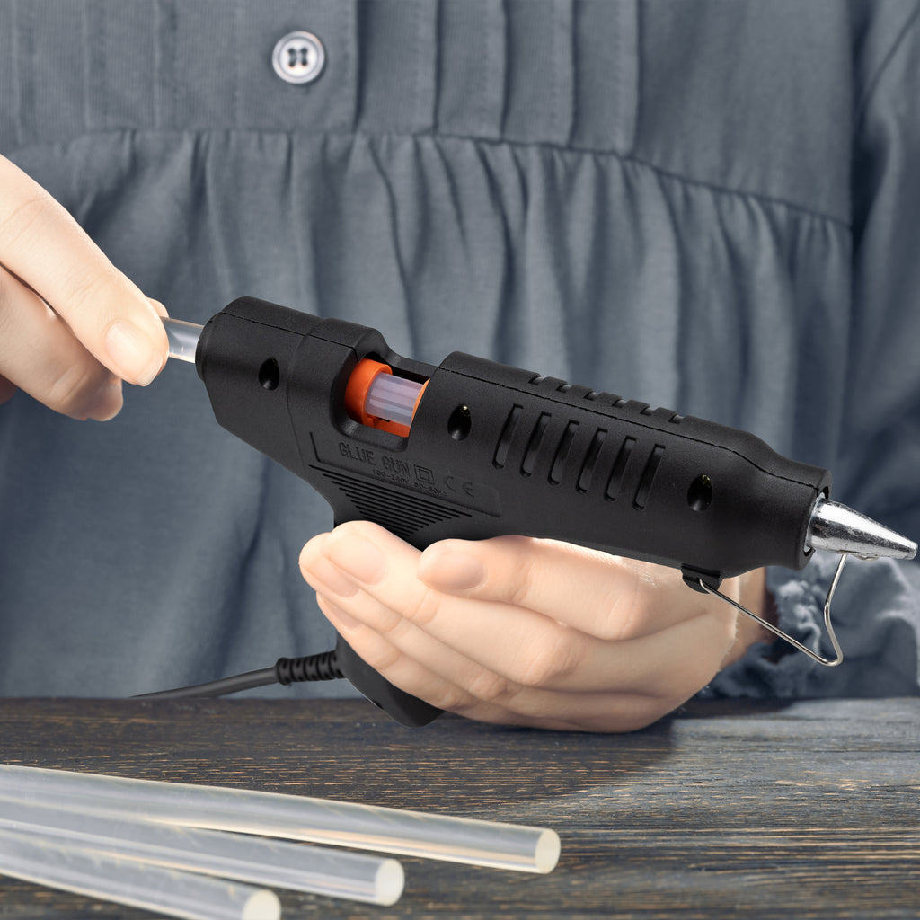 100W Hot Glue Gun Kit - UK Plug and 10 Glue Sticks