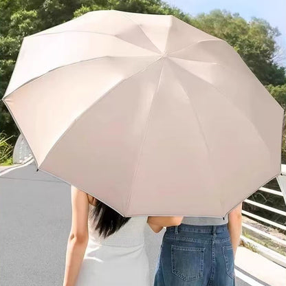 Fully Automatic Buckle Folding Umbrella, 2 Discounted Sets, And Shading, Suitable for Men And Women, Travel Umbrella, with a Diameter of 106Cm/41.2-Inch When Opened, Sturdy And Durable, Personalized High-Quality Umbrella