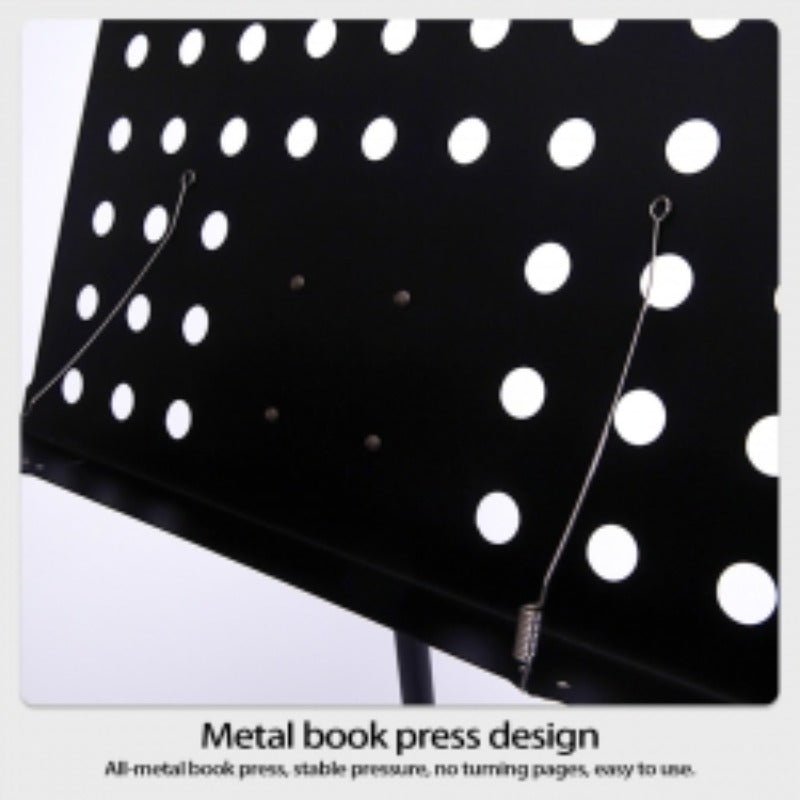 Heavy Duty Orchestral Music Stand Folding Adjustable Sheet Stand Tripod Base