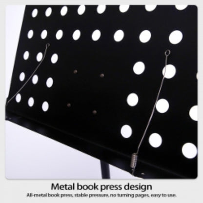 Heavy Duty Orchestral Music Stand Folding Adjustable Sheet Stand Tripod Base