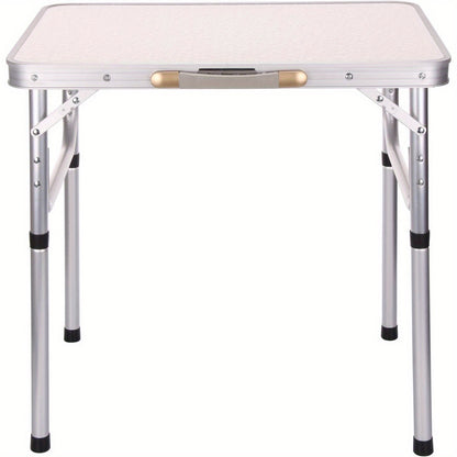 Small Folding tables Picnic Table Aluminium Folding Camping Table Garden Table for Indoor Outdoor Home Party and Camping 44.5x57x60cm