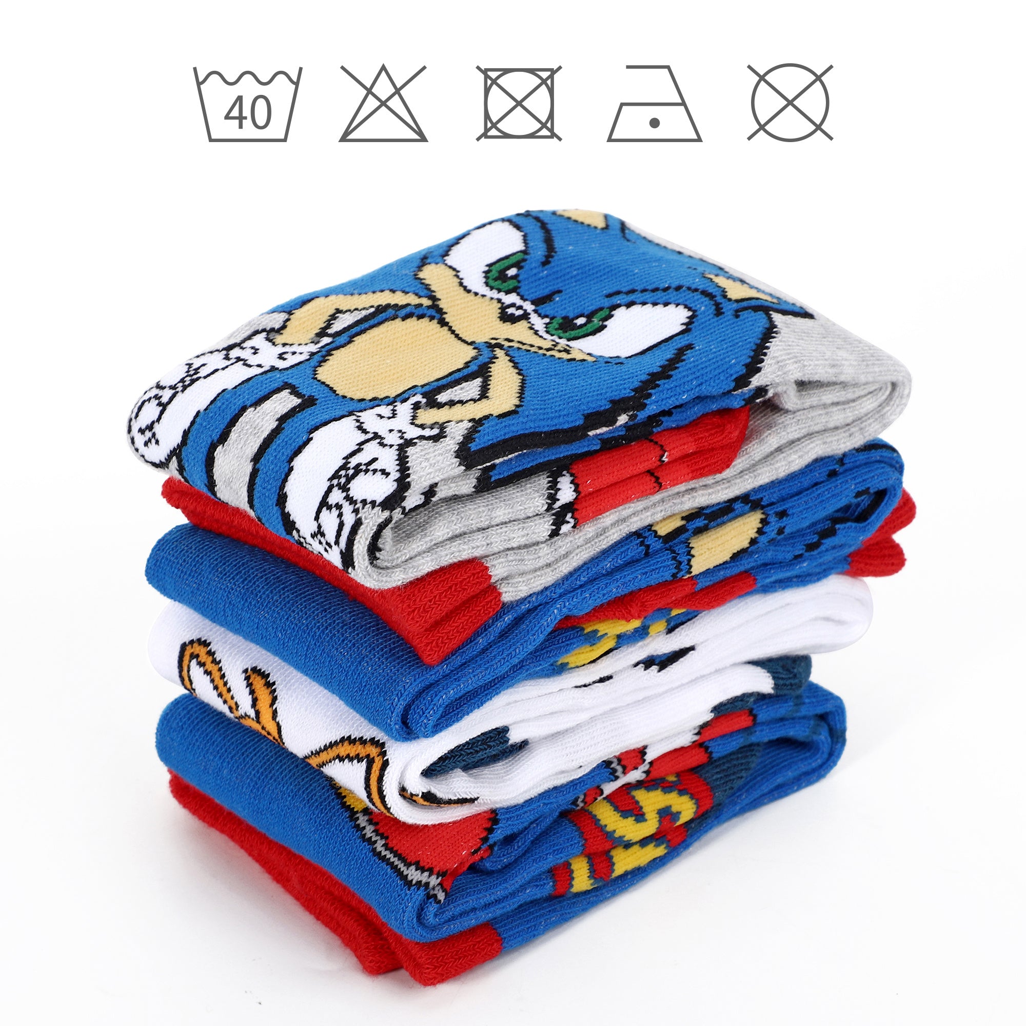 Sonic Kids Ankle Socks - Four-Pack, Ages 1-6