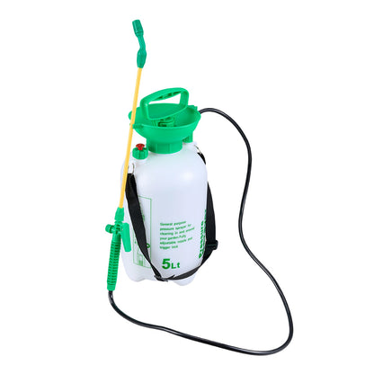 5L/ 8L Green High Pressure Watering Can Manual Shoulder-type Garden Sprayer Pressure Sprayer for Outdoor Plant Pots Lawn Watering