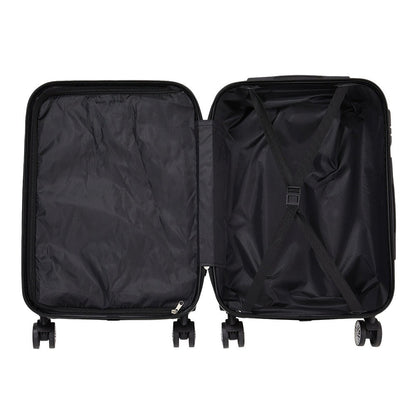 Hardshell Carry-On Suitcase 20 Inch with 360° Spinner Wheels – Lightweight Durable Rolling Travel Luggage, Stylish Wave Pattern Cabin Case for Business Trips & Weekend Getaways, Men & Women
