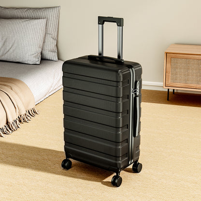 20" Suitcase Lightweight 4 Wheel Spinner Hard Shell ABS Luggage Hold Check in Travel Case Cabin Suitcase Carry On Suitcase, Hard Shell Suitcase with 4 Wheels Cabin Luggage Blue B