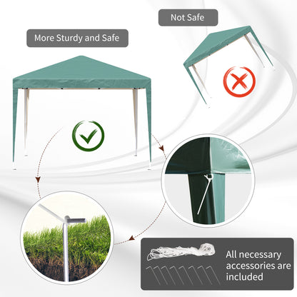 3 x 3 Meters Outdoor Garden Heavy Duty Pop Up Gazebo Marquee Party Tent Wedding Canopy + Carrying Case