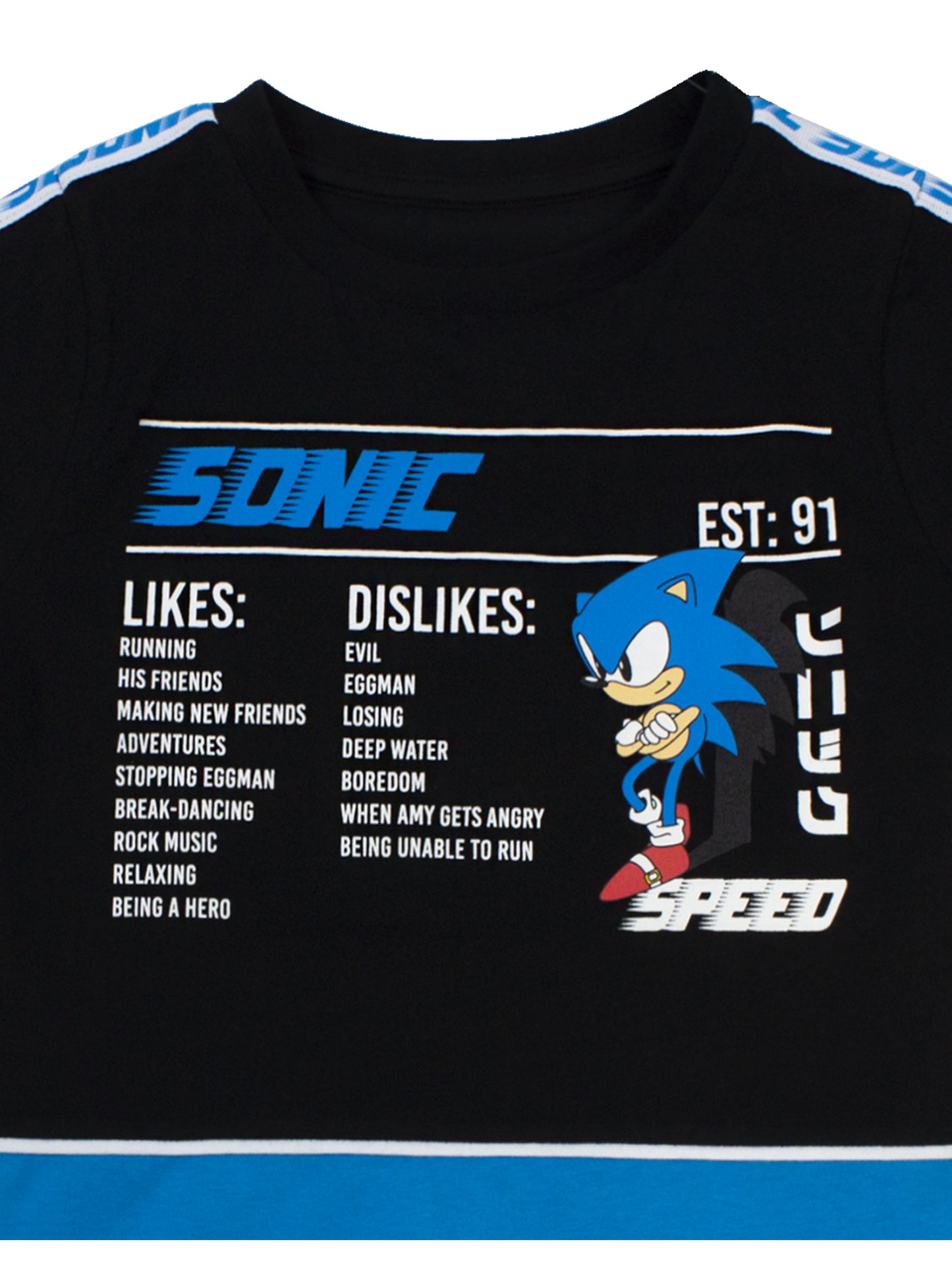 Sonic the Hedgehog T-Shirt for Kids | Girls & Boys Gamer Top | Sonic Video Game Clothing Gift Merchandise