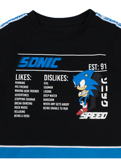 Sonic the Hedgehog T-Shirt for Kids | Girls & Boys Gamer Top | Sonic Video Game Clothing Gift Merchandise