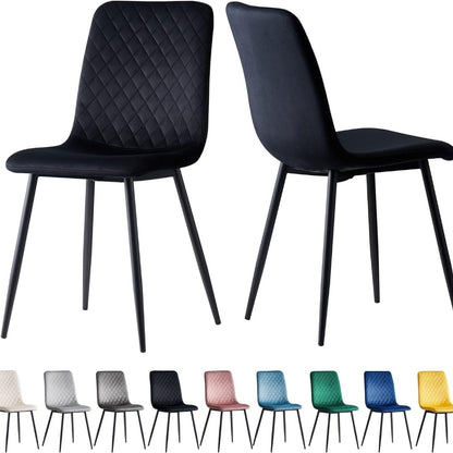 velvet dining chairs set - dimensions and specification detail 12