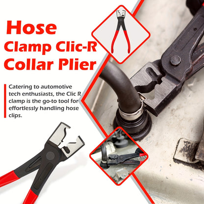 4pcs Set of Multifunctional Hose Clamp Pliers – Fuel Line Disconnection And Removal Tool Set for Car Maintenance, Suitable for Car And Truck Maintenance, Industrial And Home Repairs, Disassembly Tools, Fuel Water Pipe Maintenance