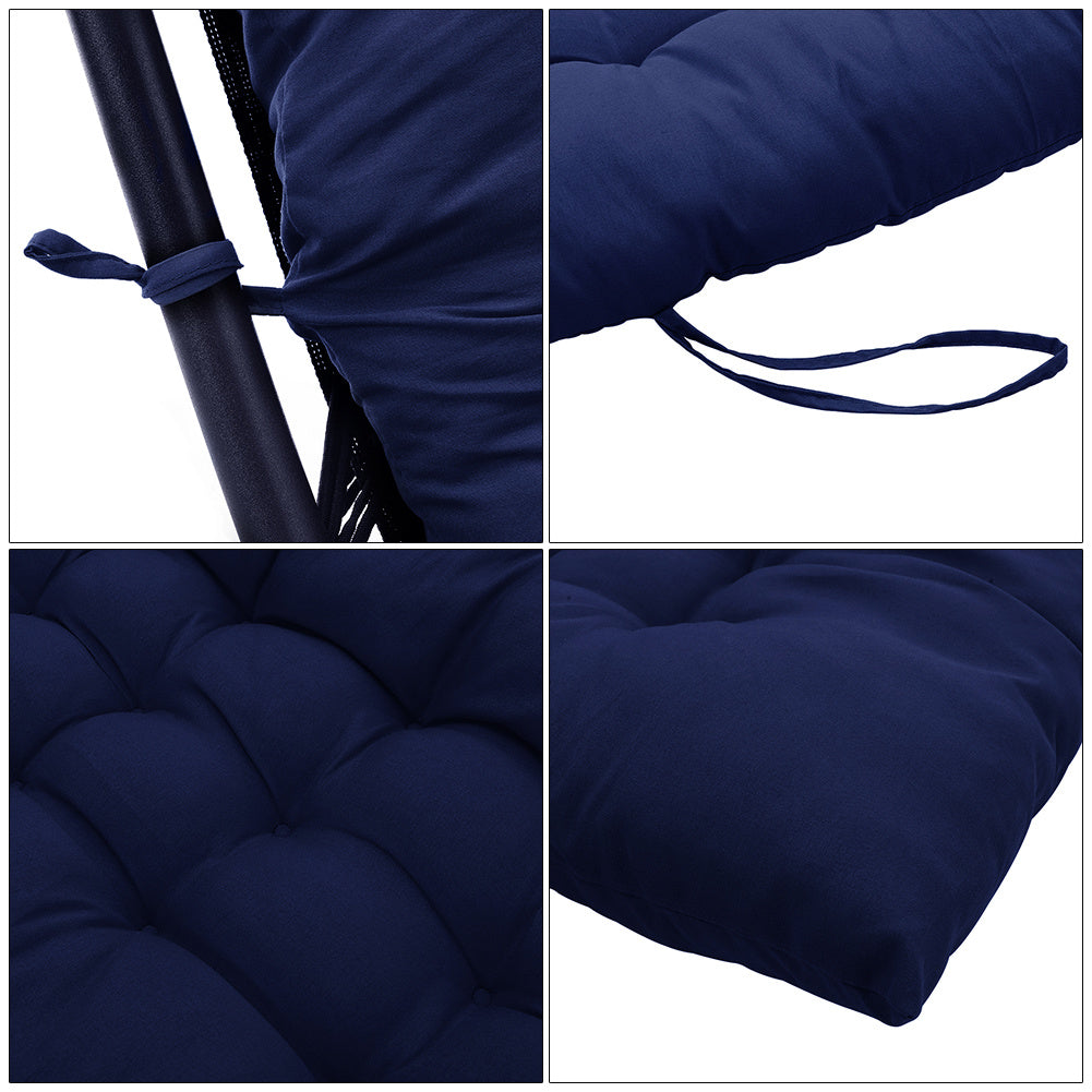 Thickened Recliner Cushion Beach Seat Cushion Office Sofa Chair Cushion Lunch Break Chair Cotton Cushion Rocking Chair Cushion 48*125*8cm