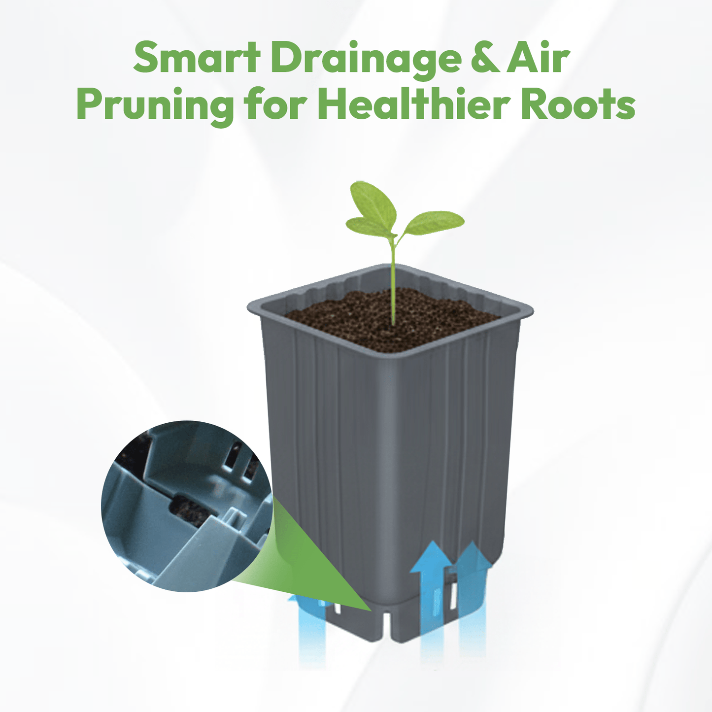 28 Cell Deep Rootrainer Propagator Garland Deep Root Success Kit Reusable Deep cell Root trainers Plug Plant Seed Root Tray Trainer Propagator Deep root success Kit Deep root seed starting trays 12cm Deep