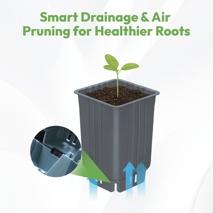 28 Cell Deep Rootrainer Propagator Garland Deep Root Success Kit Reusable Deep cell Root trainers Plug Plant Seed Root Tray Trainer Propagator Deep root success Kit Deep root seed starting trays 12cm Deep