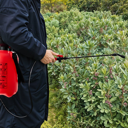 5/8L Garden watering air backpack portable lawn irrigation pressure sprayer available in green, red or blue