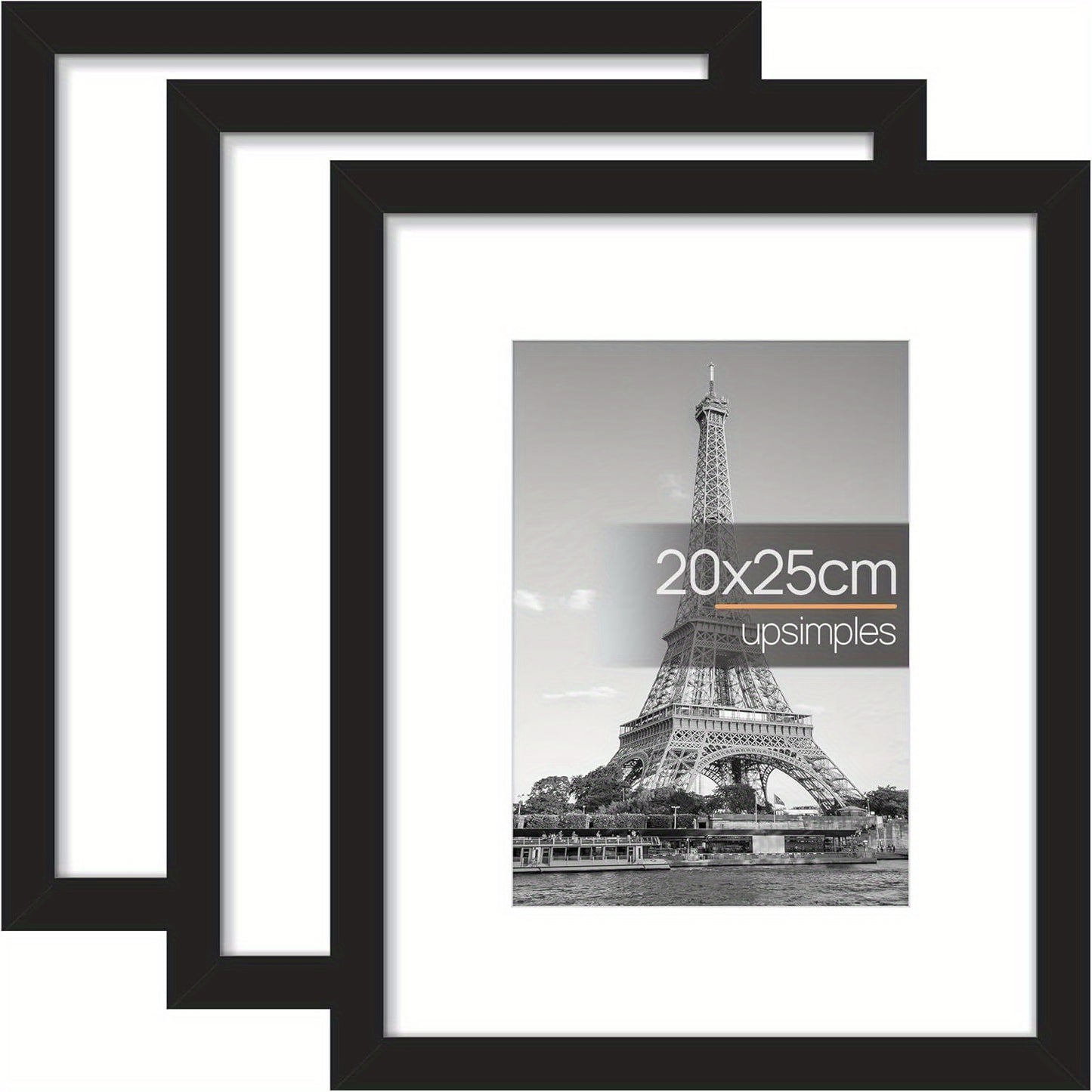 3 Pack Black 8x10 Inch/20×25cm Picture Frame, Wall Hanging Photo Frame, Photo Frame For Home & Wall Decor