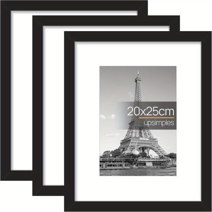3 Pack Black 8x10 Inch/20×25cm Picture Frame, Wall Hanging Photo Frame, Photo Frame For Home & Wall Decor