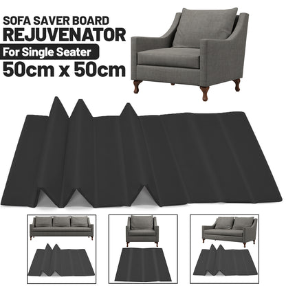1, 2 & 3 Black Sofa Rejuvenator Boards, Sofa Seat Support Boards, Sofa Saver, Adjustable/Foldable Sagging Sofa Support, BOARD