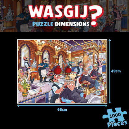 Wasgij Mystery 27, A Close Shave - Unique 1000 Piece Jigsaw Puzzles - Colourful, Challenging & Brainteasing 1000 Pcs Jigsaw Puzzle - Jumbo