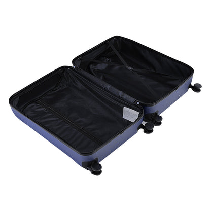 20" Suitcase Lightweight 4 Wheel Spinner Hard Shell ABS Luggage Hold Check in Travel Case Cabin Suitcase Carry On Suitcase, Hard Shell Suitcase with 4 Wheels Cabin Luggage Blue B