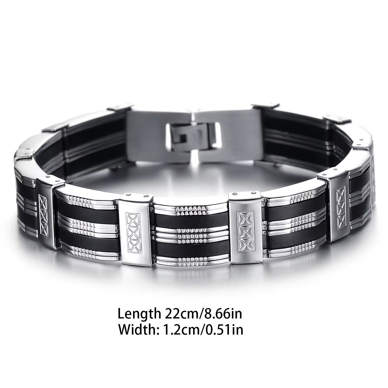 European and American Style Jewelry, Fashionable New Men's 304 Stainless Steel Bracelet, Student-style Gift