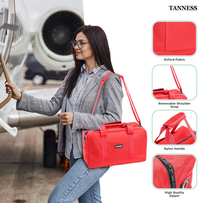 Tanness Ryanair 40x20x25 Cabin Bags with Adjustable Shoulder Strap | 40x20x25 Cabin Bag Holdall Bag, Travel Bag, Under Seat Cabin Bag | Hand Luggage Bag Carry On Bag | Cabin Suitcase Bags