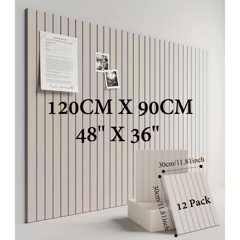 12pcs 3D Acoustic Felt Wall Panels Suitable for Noise Reduction, Removable Adhesive Tiles with Free Cutting for DIY Installation, Peel & Stick Soundproof Panels for Home Office,, Memo Photo Pin Board, 30x30cm Tiles