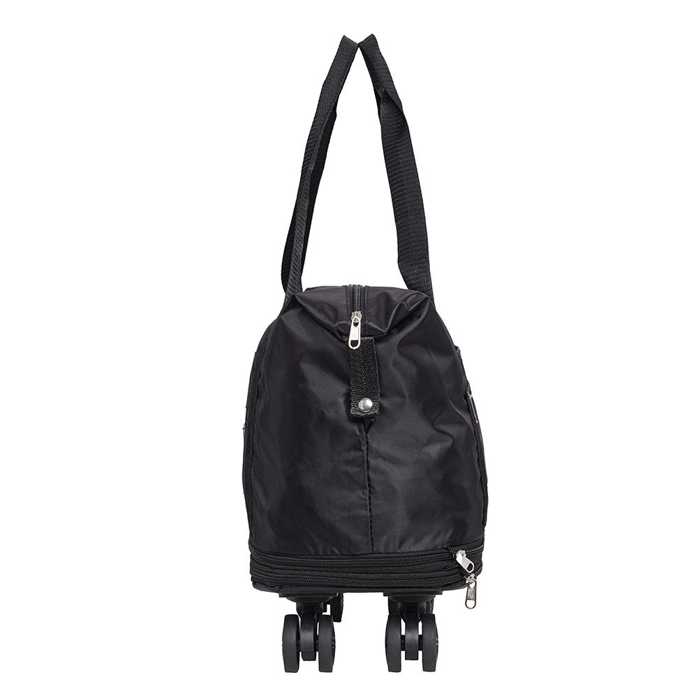 Travel Bag with Detachable Wheels, Expandable Duffel Bags for Women, Foldable Rolling Duffle Bag with Wheels, Carry on Luggage, Gift for Men Women Suitcases