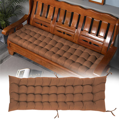 Garden Bench Cushion Chair Cushion, Sun Lounger Cushion Pads 160*50*8cm Thick Garden Recliner Chair Replacement Anti-Slip Cushion Sunbed Cushion 2 3 Seater Seat Pad for Porch Swing Patio Lawn Various Colour Options