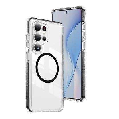 Clear Protective Phone Case for S26 Ultra-Style Smartphones, Transparent Slim Cover with Shock-Resistant Edge Protection