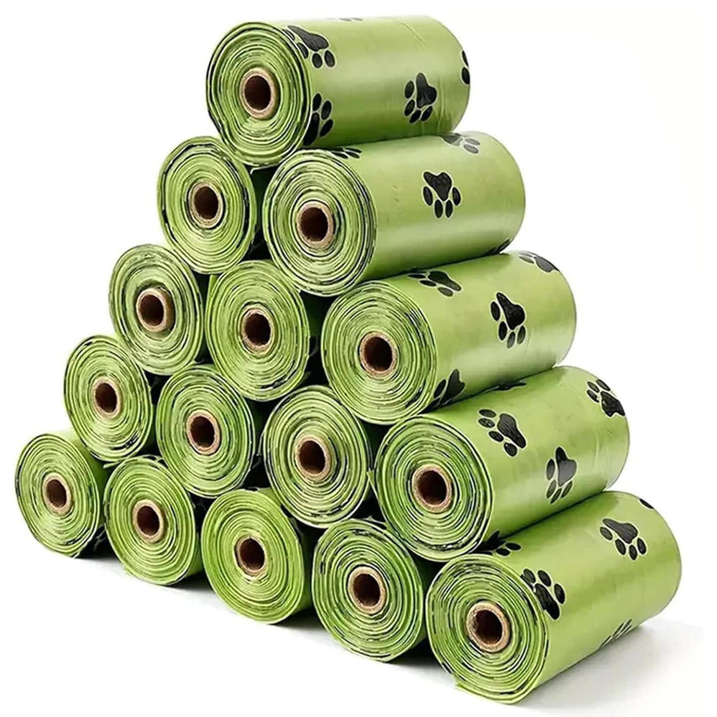 [Dog Poop Bags] 210-Count Leak-Proof Dog Waste Bags with Paw Print Design, 14 Rolls - Durable Plastic Poop Bags for Pet Cleanup & Outdoor Use The perfect gift for Christmas, Dog Waste High Quality Disposal Bags