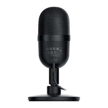 Razer Seiren Mini Condenser USB Microphone for Streaming, Podcasts & Video Calls | Ultra-Compact Desktop Microphone with Super Cardioid Characteristic | Integrated Shock Mount & Stand | Plug-And-Play Via USB | Clear Voice Recording Without Interference