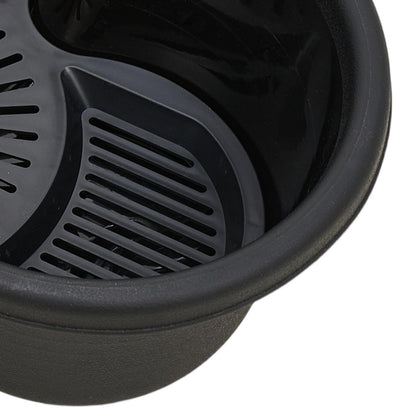 The three-dimensional three-petal flowerpot, strawberry pot, can be multi-layered for vegetable and fruit planting. It is made of pp plastic with five layers, black/ white/ green, and measures 31.5*31.5**13.5cm