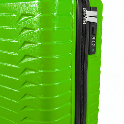 Direct Luggage Underseat Cabin Case 40 x 25 x 20 cm RyanAir Approved Size with Combination Lock and Detachable 360° Wheels T-HC-US-1627