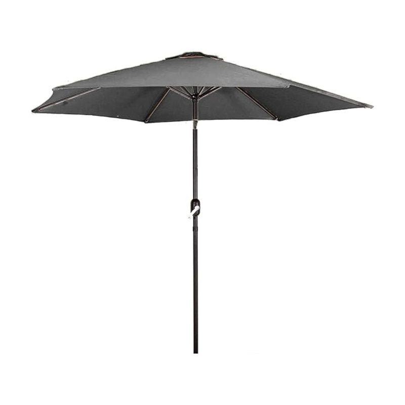 Garden Parasol with Water-Resistant, 2M, 38mm, 2M Crank Handle Umbrella Polyester Canopy