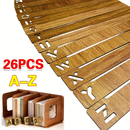 Vinyl Record Dividers Premium-Wooden Music Deviders For Lps-and Record