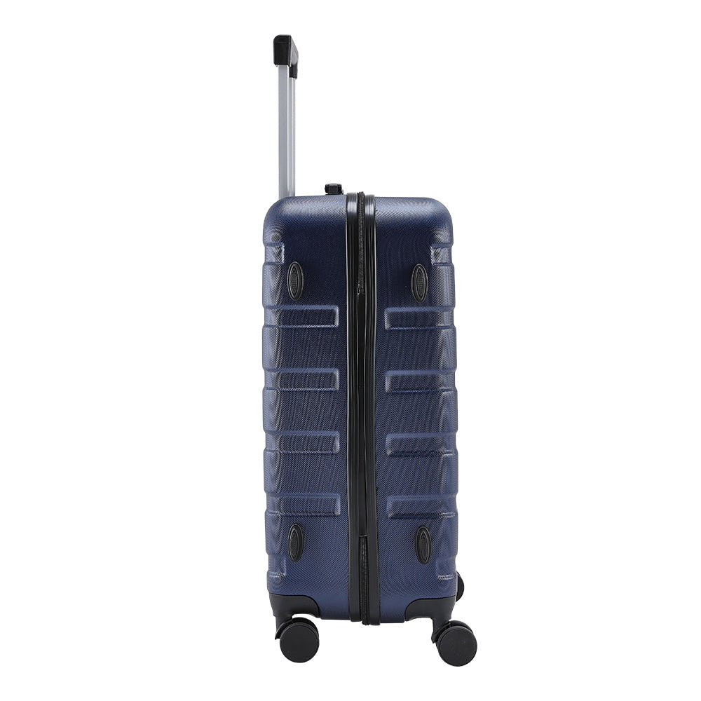 20" Suitcase Lightweight 4 Wheel Spinner Hard Shell ABS Luggage Hold Check in Travel Case Cabin Suitcase Carry On Suitcase, Hard Shell Suitcase with 4 Wheels Cabin Luggage Blue B