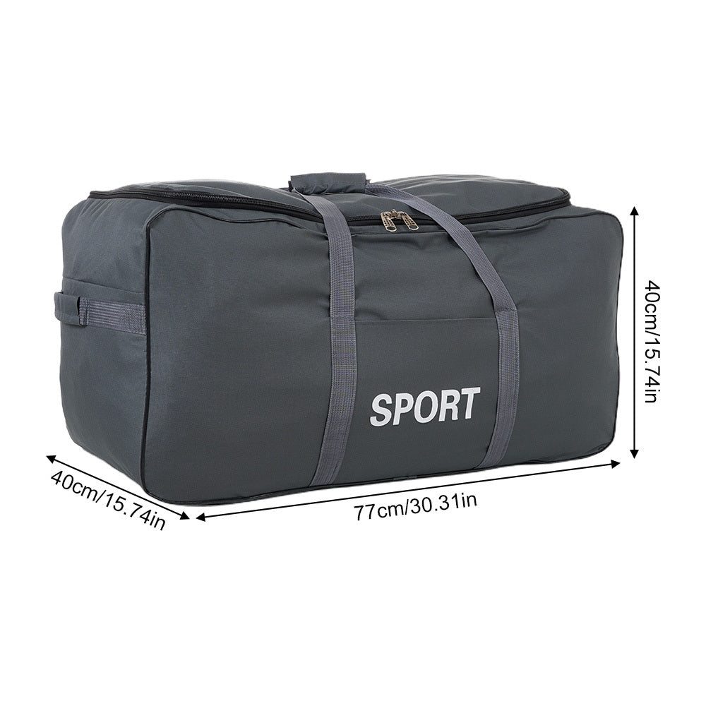 Large Capacity Thick Storage Bag, Oxford Cloth Wheeled Luggage Packing Bag, Moving Duffle Bag Perfect for Moving House, Travel Trips, Home Organization, Durable Wheeled Luggage Bag That Holds Clothes, Bedding, Daily Essentials for Relocation, Short Vacati