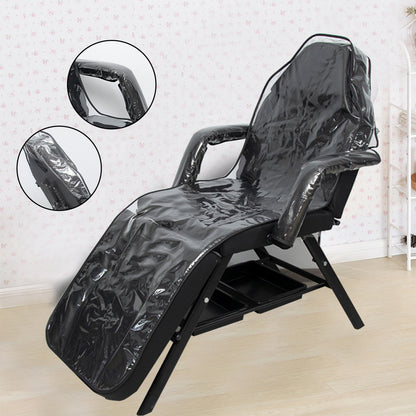 Premium Plastic Clear PVC Protective Massage Tables Cover For Beauty Spa Bed Uk
