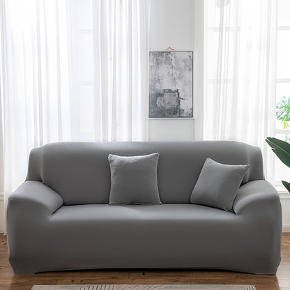 Sofa Cover Fashion Printed High Stretch Elastic Fabric L Shape Sofa Slipcover Couch Cover 1 2 3 4 Seater Polyester Spandex Furniture Protector Cover Include Pillowcase for Living Room Pets Dogs